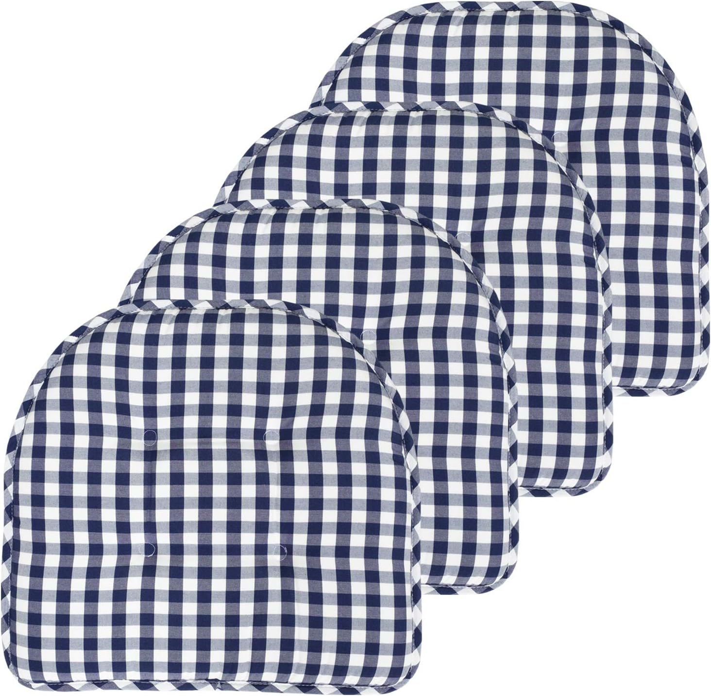 Sweet Home Collection Memory Foam Chair Cushion Pads U-Shaped