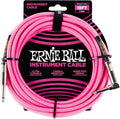 Ernie Ball Braided Instrument Cable 18ft Neon Pink - Roadworthy Tone