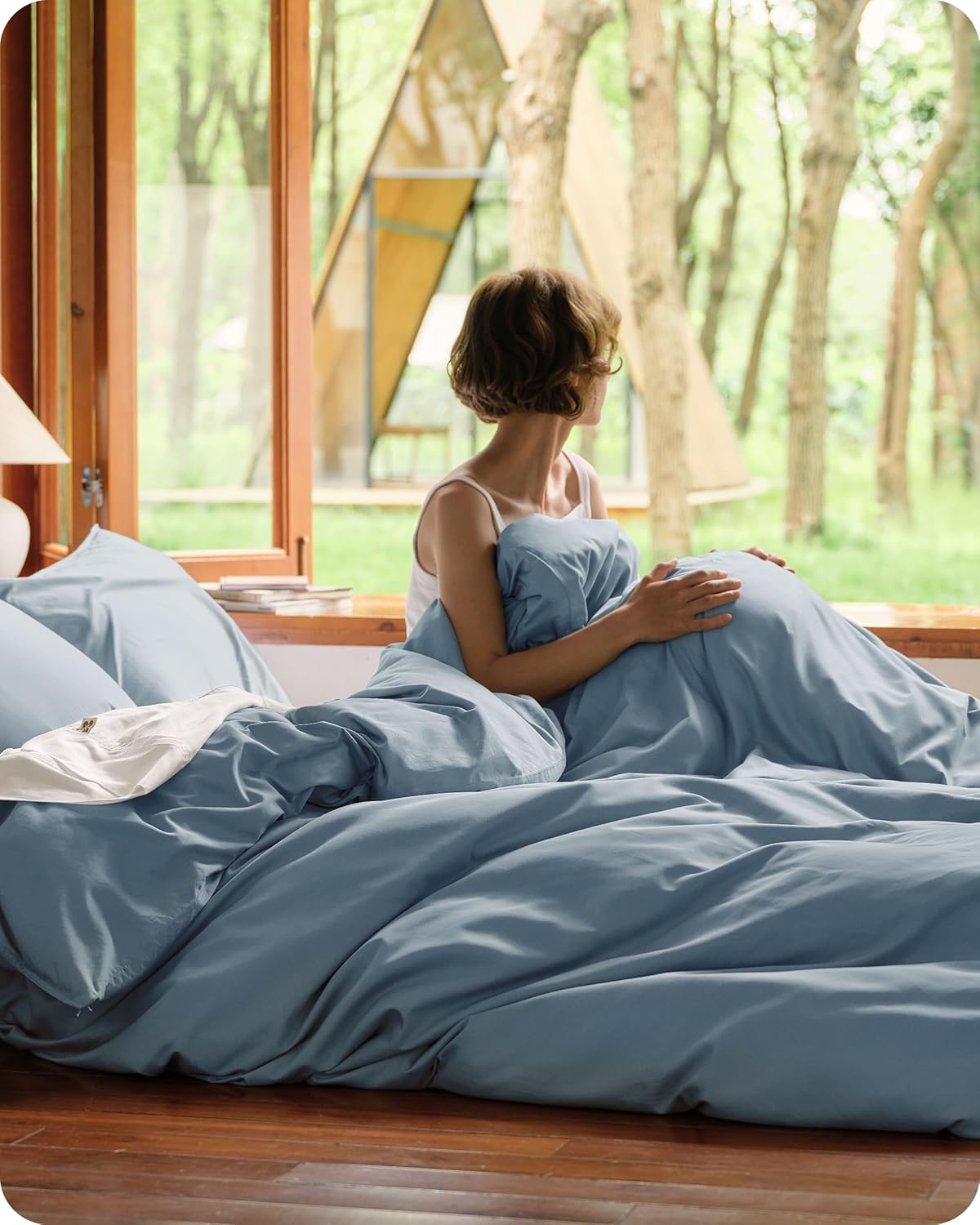 Cooling Duvet Cover King Size for Hot Sleepers - Ultra-Soft