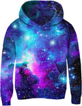 Idgreatim Kids 3D Graphic Pullover Hoodies for Boys Girls 6-16 Years