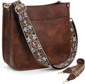 Trendy Vegan Leather Crossbody Bags for Women with Straps