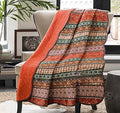 Cozyholy Boho Quilt Full Queen Size Cotton Reversible Quilt