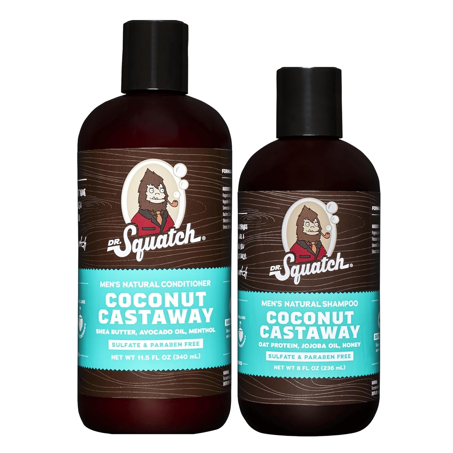 Dr. Squatch Coconut Castaway Hair Bundle - Full, Healthy, Hydrated!