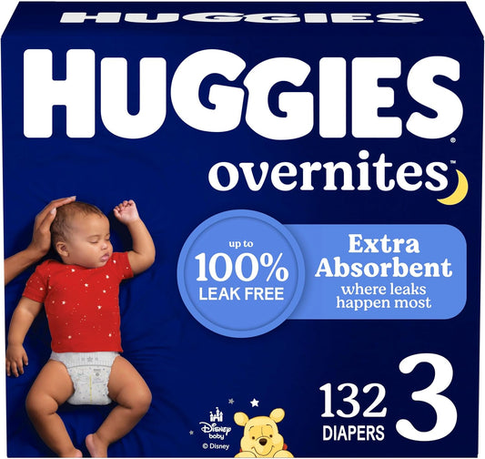 Huggies Overnites Size 3 Diapers for Comfortable Sleep