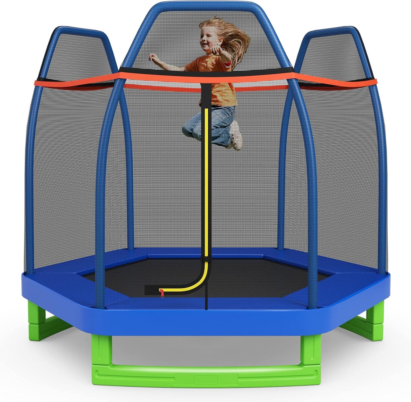 Giantex 7 Ft Trampoline for Kids - Safe and Fun Indoor Outdoor Play