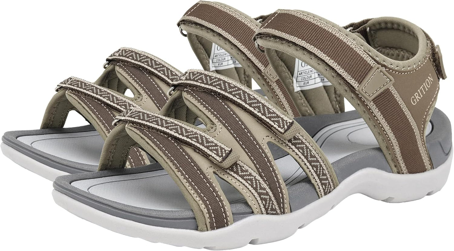 GRITION Women's Adjustable Hiking Sandals