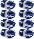 Chunky Yarn 8 Pack Black White Blue - Jumbo Super Bulky