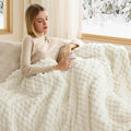 Bedsure Heated Blanket Throw - Super Soft Flannel Sherpa Electric