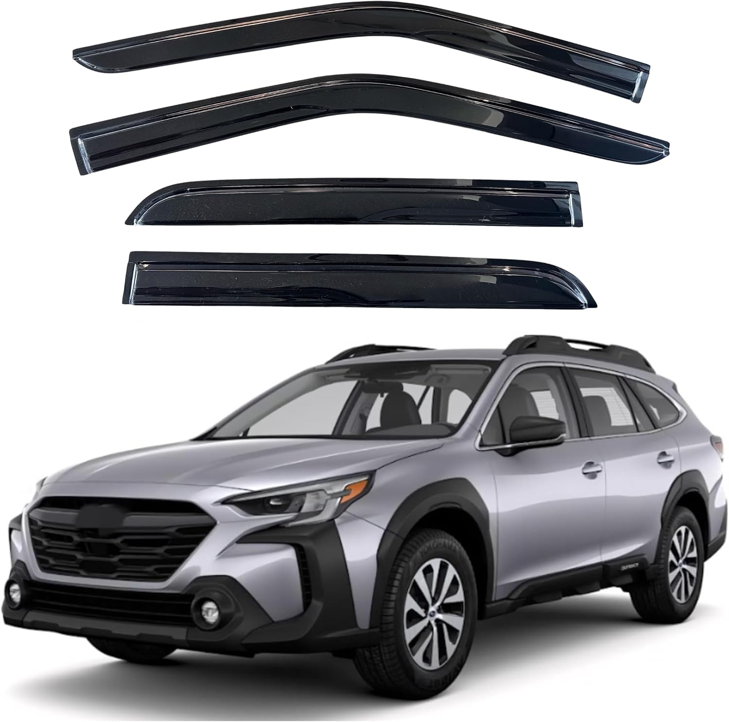 KPY Window Visor for Subaru Outback 2020-2025, 4PC Rain Guard