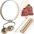 3 Sets Meditation Instrument - Complete Tibetan Chimes and Sea Drum
