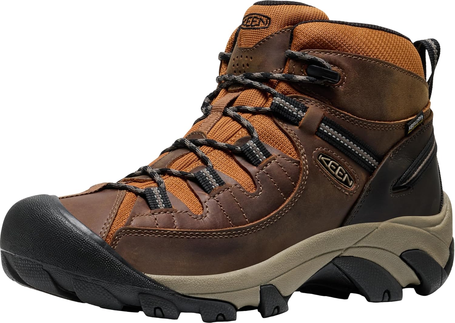 KEEN Men's Targhee 2 Mid Waterproof Hiking Boots for Adventure