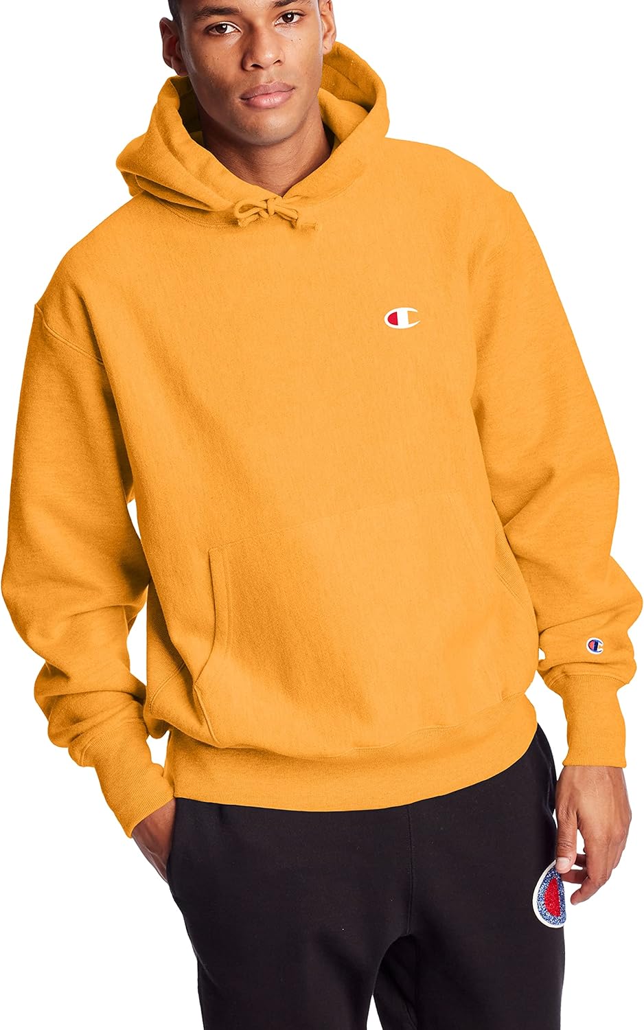 Champion Men's Hoodie - Comfortable Pullover Sweatshirt for Men