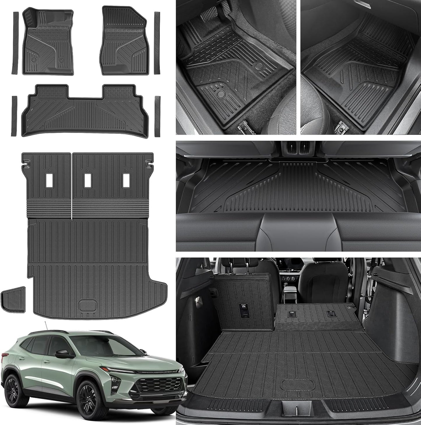 All Weather Floor Mats for 2024-2026 Chevy Trax Accessories