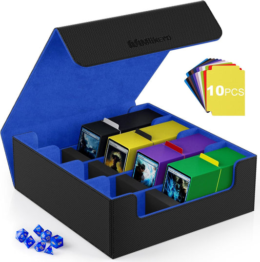 Mlikero Card Deck Case for 2400+ Trading Cards with Dividers