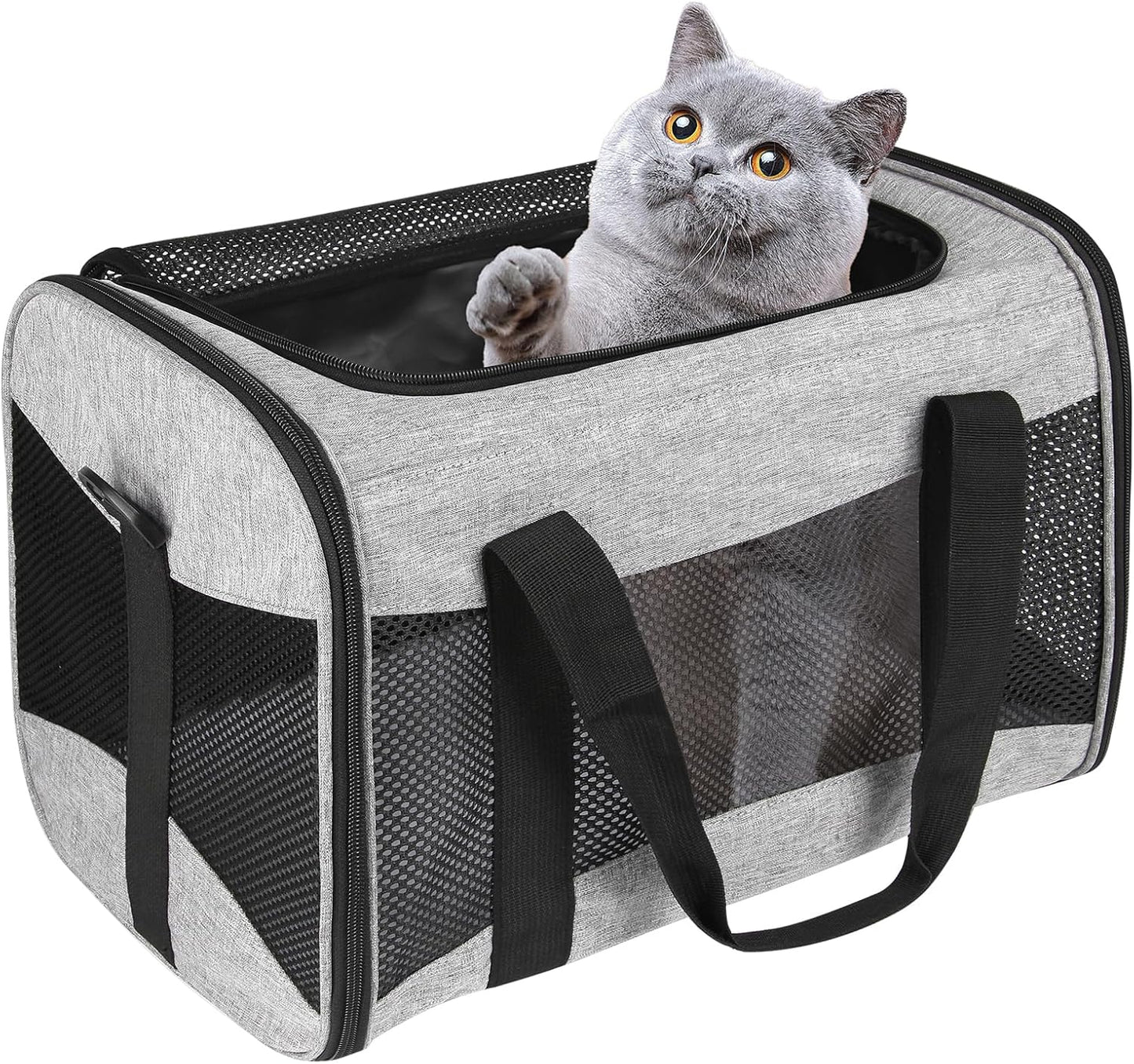Cat Carrying Case - Portable Airline Approved Pet Carrier