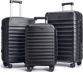 LIGHT FLIGHT 3 Piece Hardside Luggage Set - Lightweight Spinner Travel