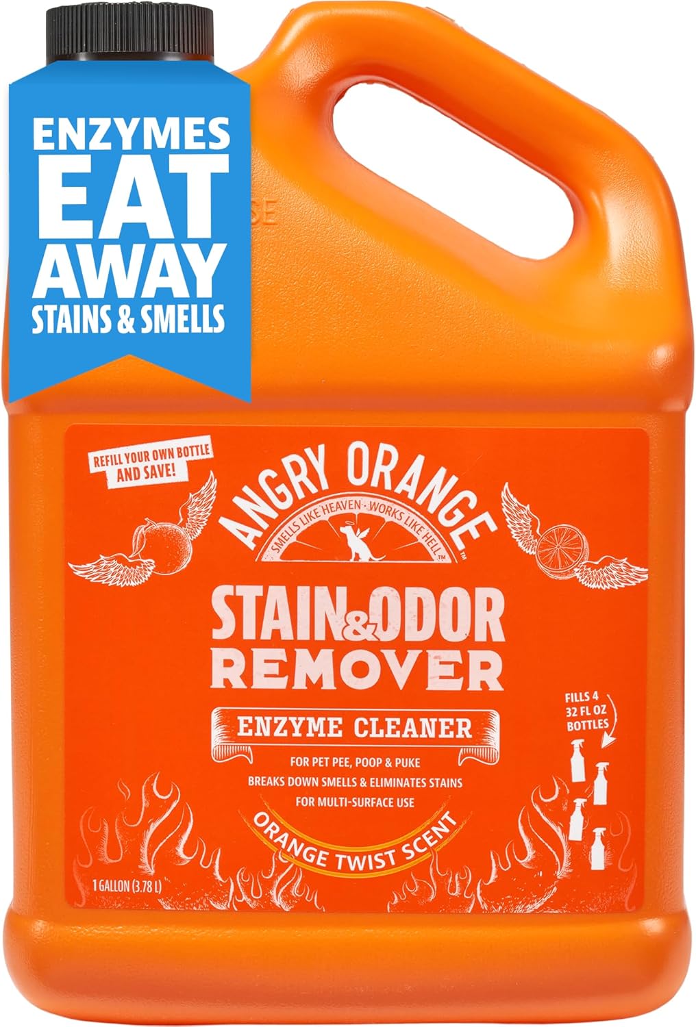 Powerful 1 Gallon Enzyme Cleaner for Pet Stains and Odors