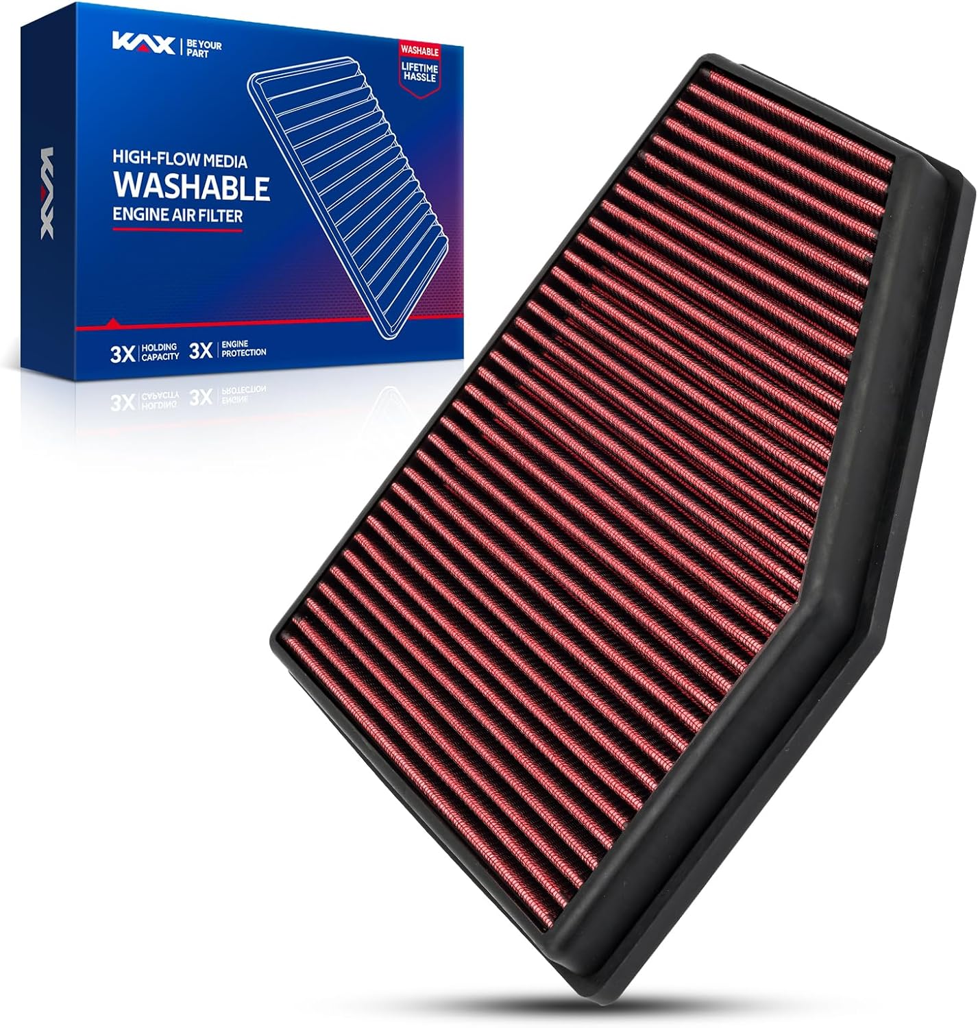 KAX Premium Washable Engine Air Filter for BMW Models 2015-2020
