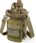 Half Gallon Water Bottle with Sleeve - 64 Oz Insulated Jug for Hiking