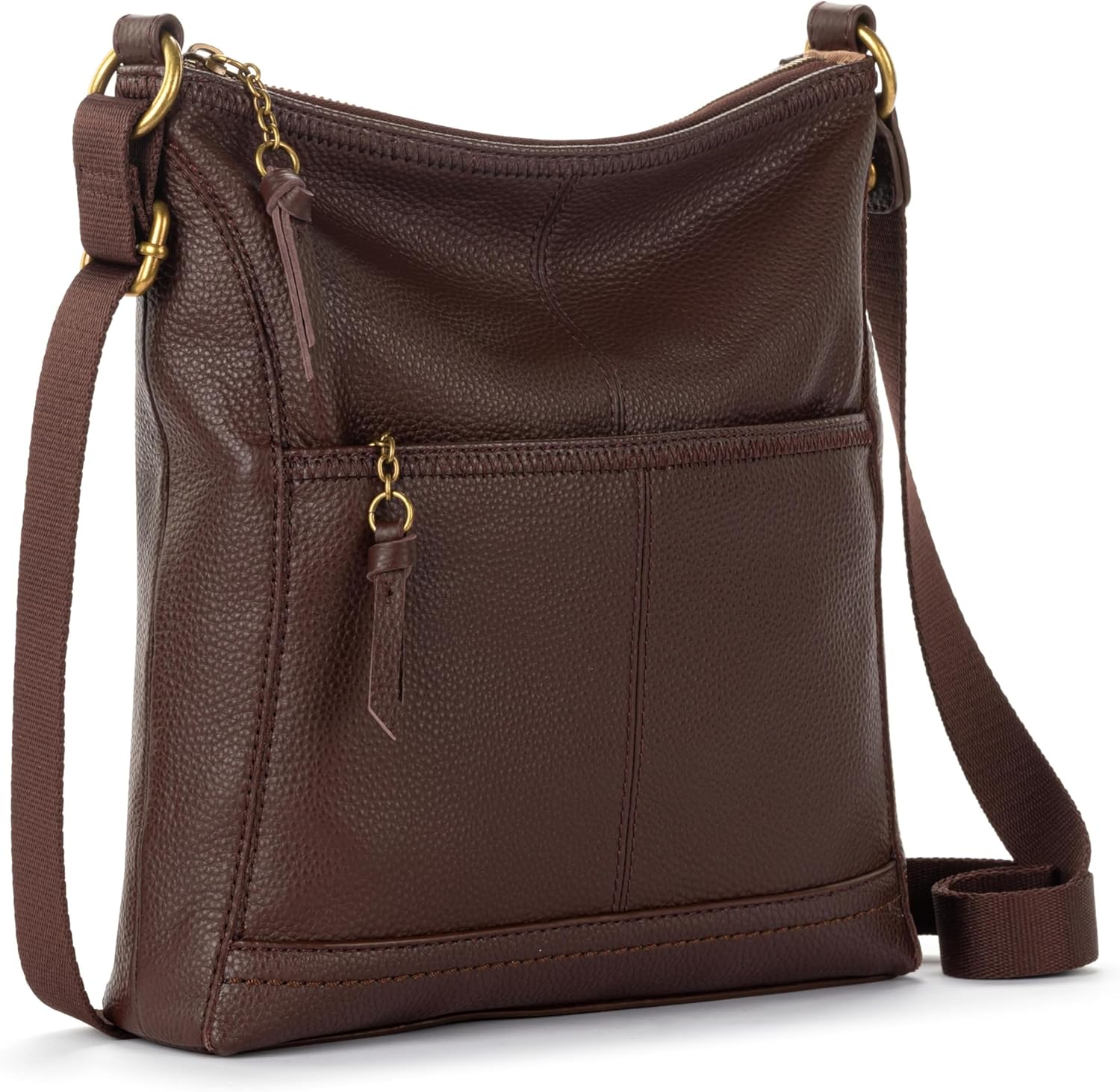 The Sak Iris Leather Crossbody Purse for Everyday Travel