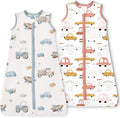 Toddler Sleep Sacks 2T-4T Light Summer Wearable Blankets - Extra Long