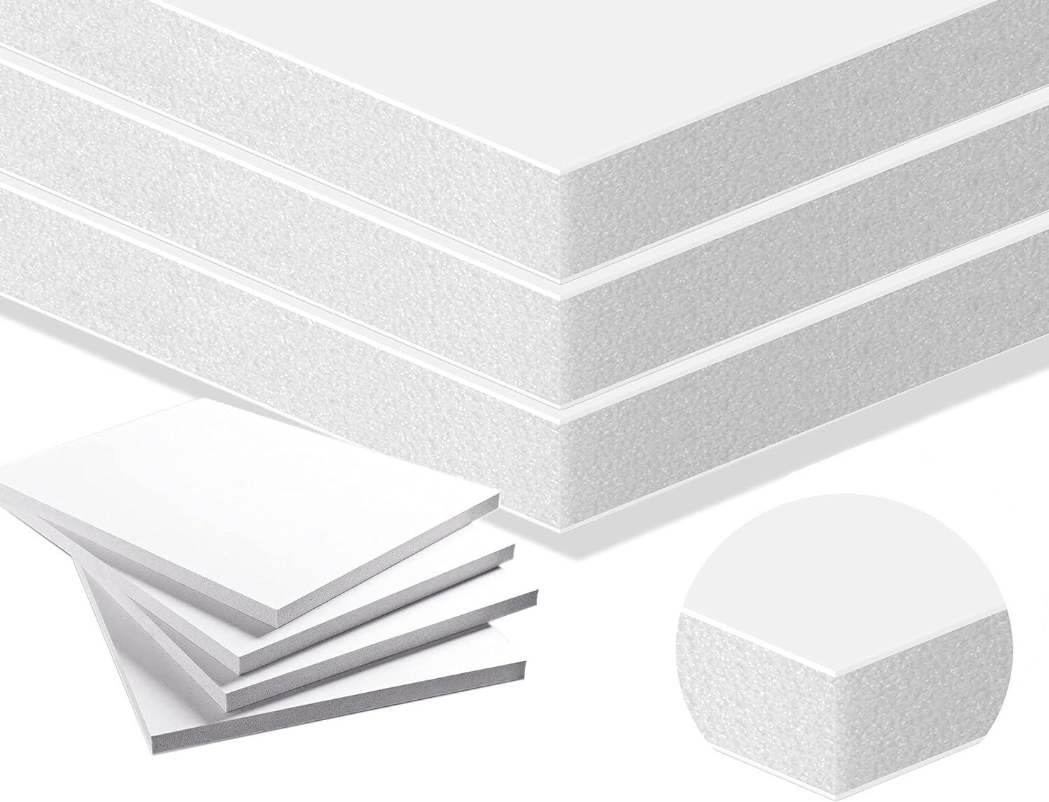Foam Board 20x30 10PK 3/8 Thick Rigid Foam Core Boards