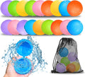 Reusable Water Balloons Quick Fill Soft Silicone Self Sealing Water