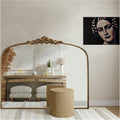 Vintage Gold Ornate Baroque Mirror 36in x 30in - Arched Antique Brass