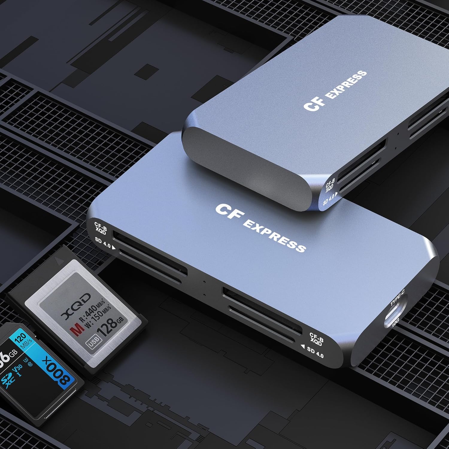 Dual CFexpress Type B/XQD and Dual SD 4.0 Card Reader Review