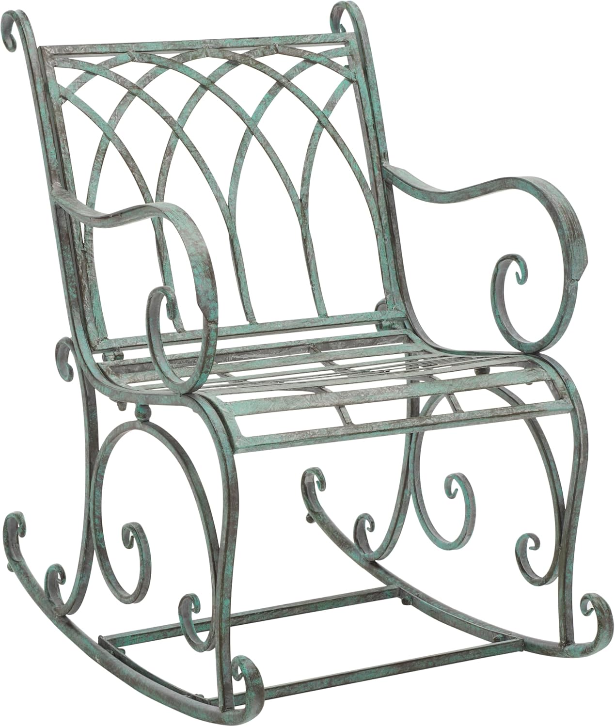 Safavieh Victorian Dark Green Rocking Chair