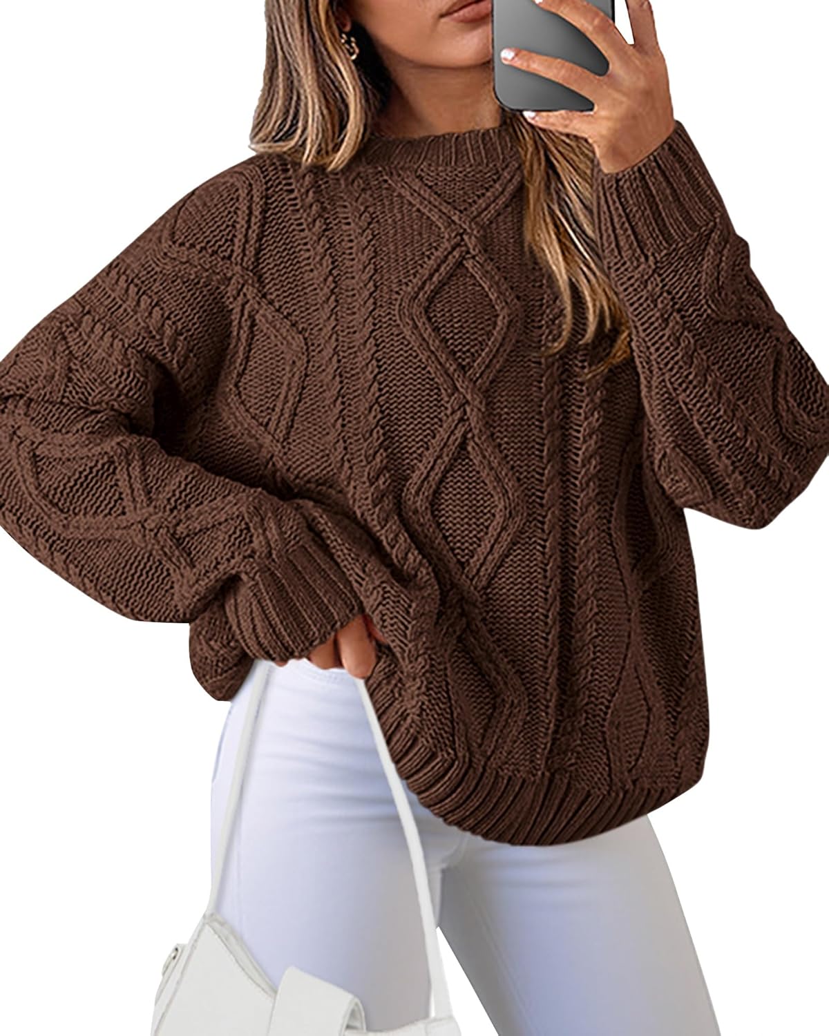 Casual Women Long Sleeve Sweater for Fall and Winter Fashion