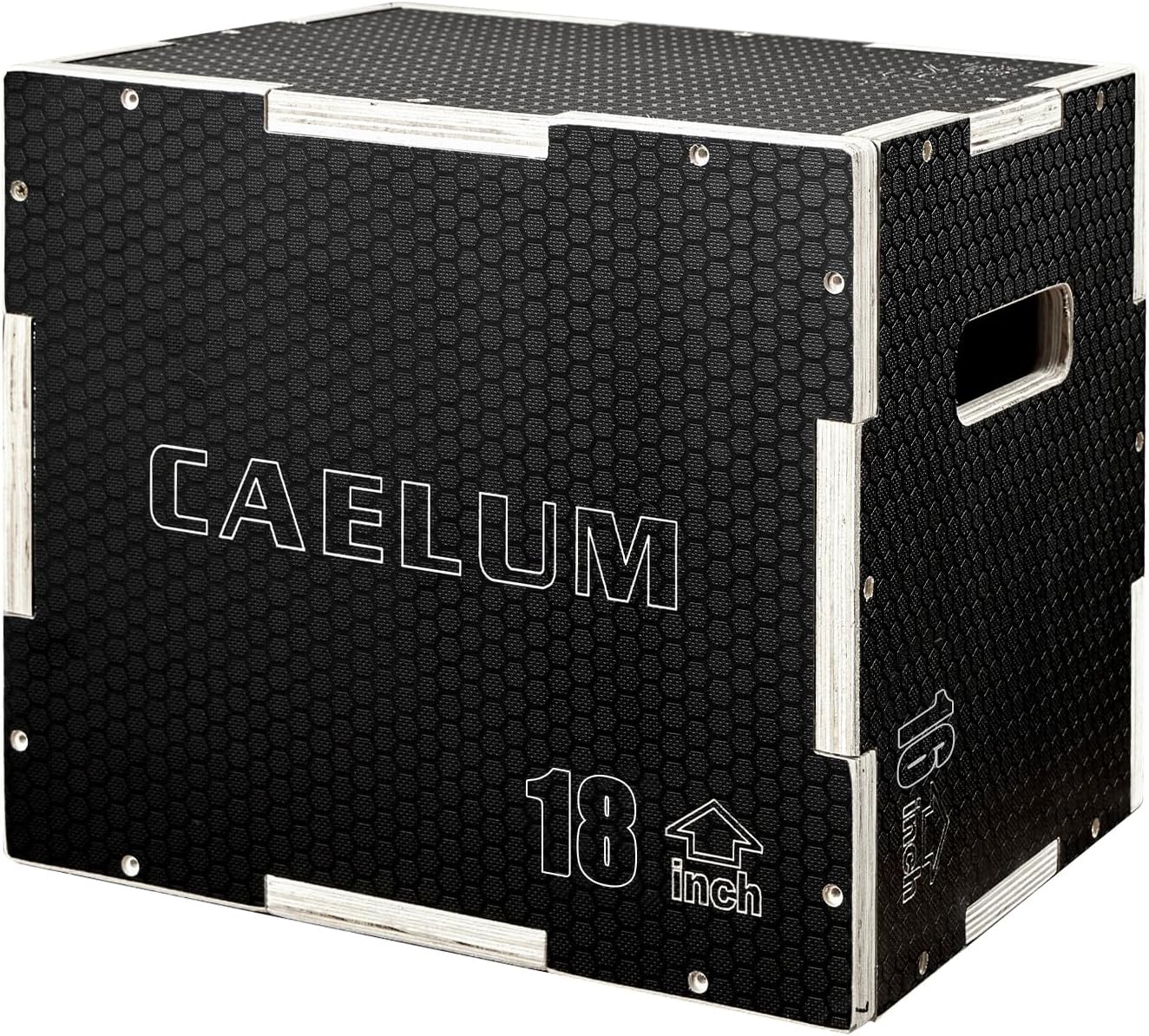 CAELUM 3-in-1 Wood Plyo Box for Home & Gym Workouts