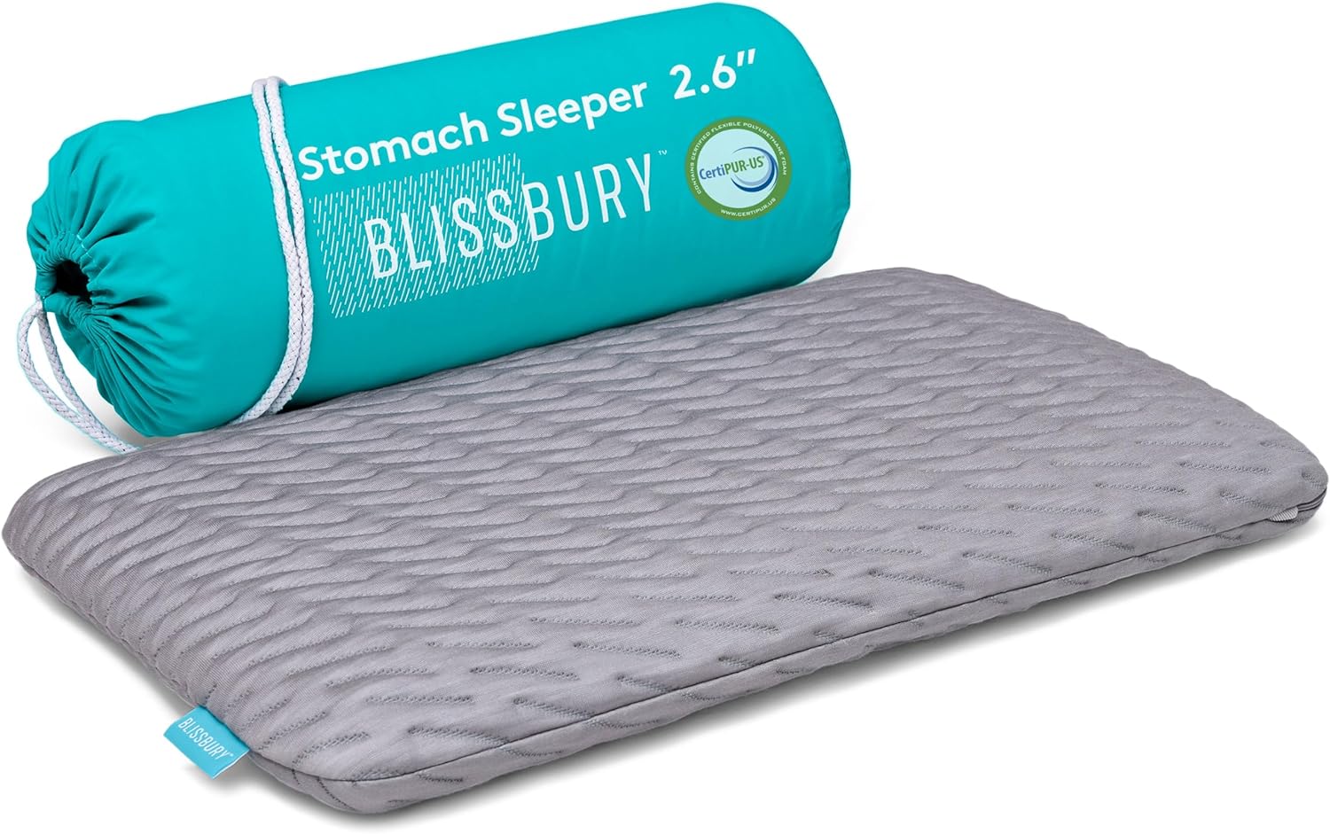 BLISSBURY Stomach Sleeping Pillow for Ultimate Comfort and Support