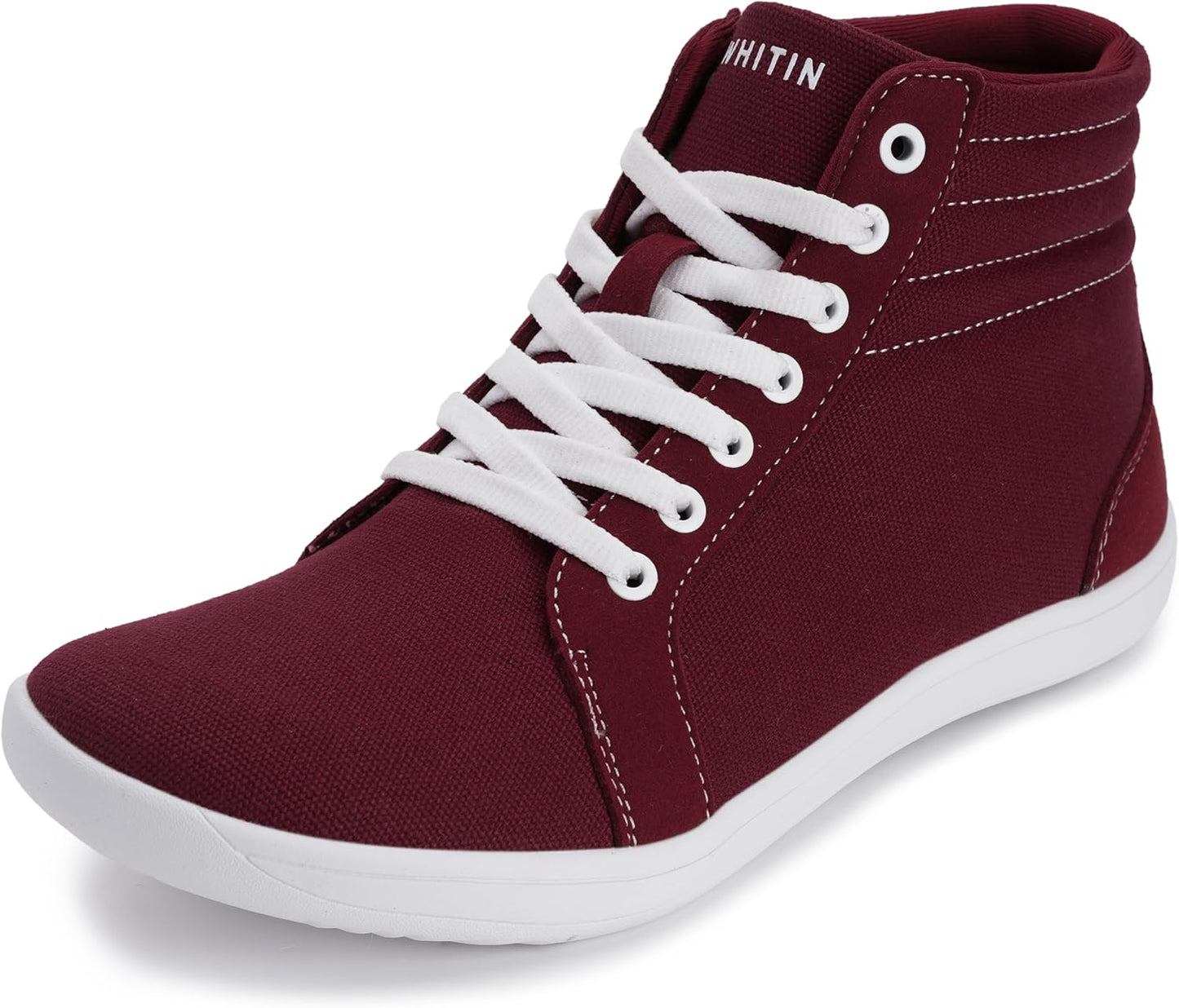 WHITIN Women's Wide High-Top Canvas Barefoot Sneakers Review