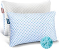 Nestl Cooling Pillow King Size Set of 2 - Adjustable Gel Infused