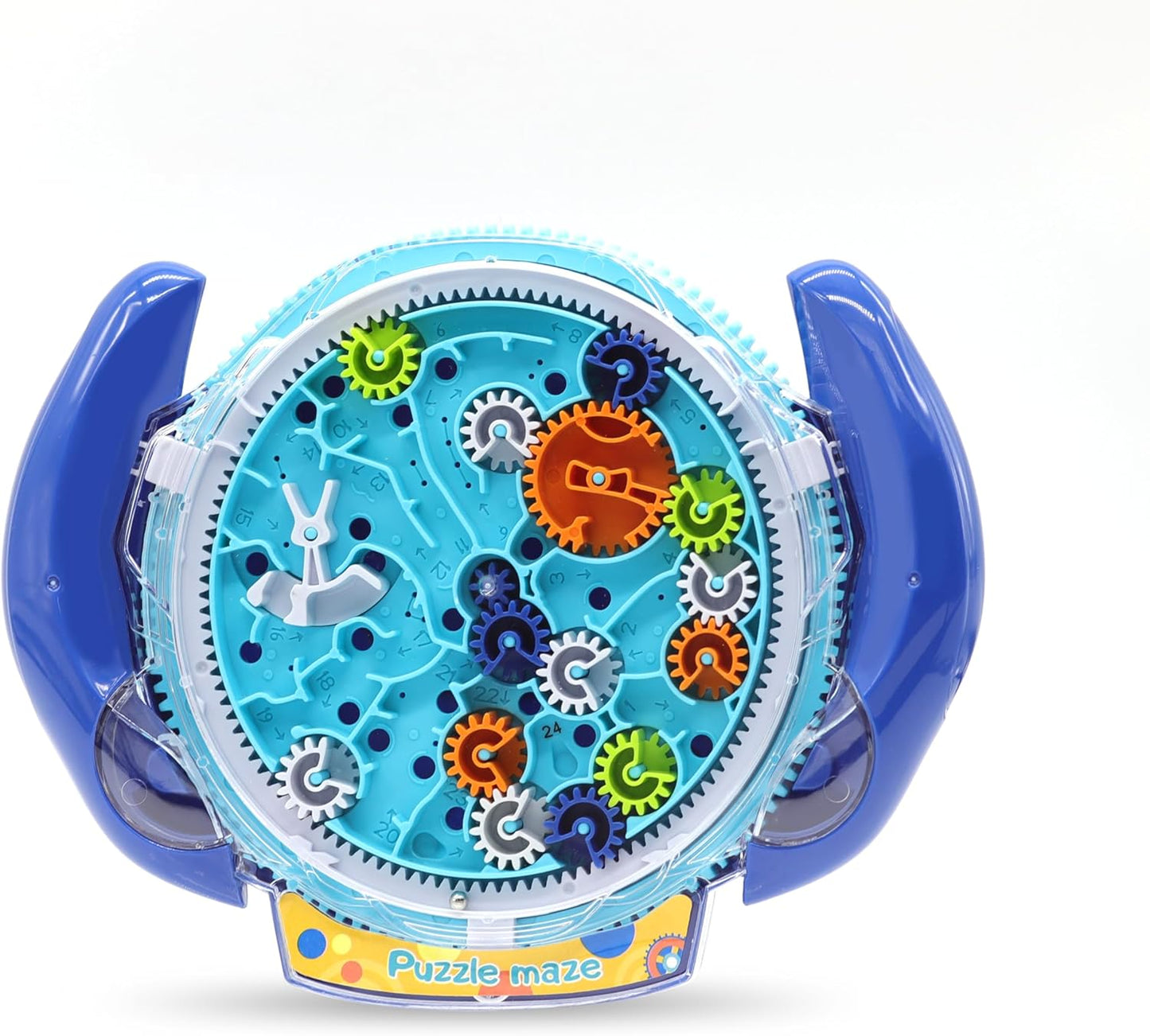 Interactive 3D Gravity Maze Game - Educational Toy for Kids 4-8 - Blue