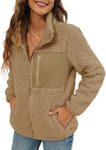 VVK Women's Shaggy Faux Shearling Full Zip Coat for Cozy Style