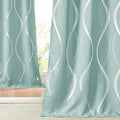 NICETOWN Blackout Curtain Panels 84 in Aqua Blue - Thermal, 2-Pack