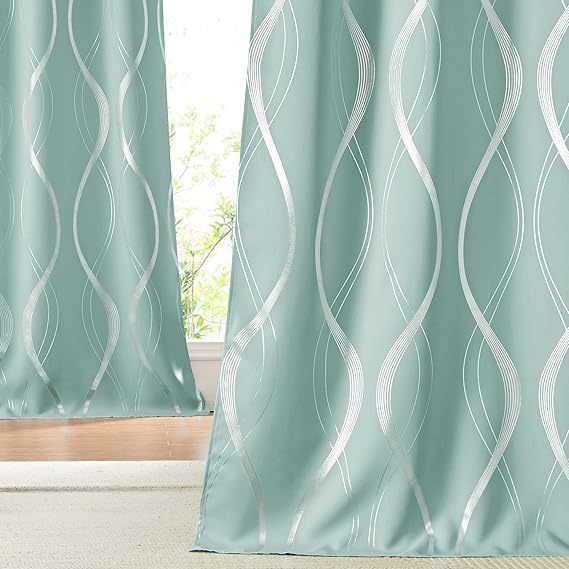 NICETOWN Blackout Curtain Panels for Light Reducing Privacy
