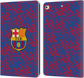 FC Barcelona Glitch Crest Leather Wallet Case for iPad 9.7