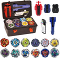 Battling Burst Gyro Blade Toy Set for Kids with Launchers