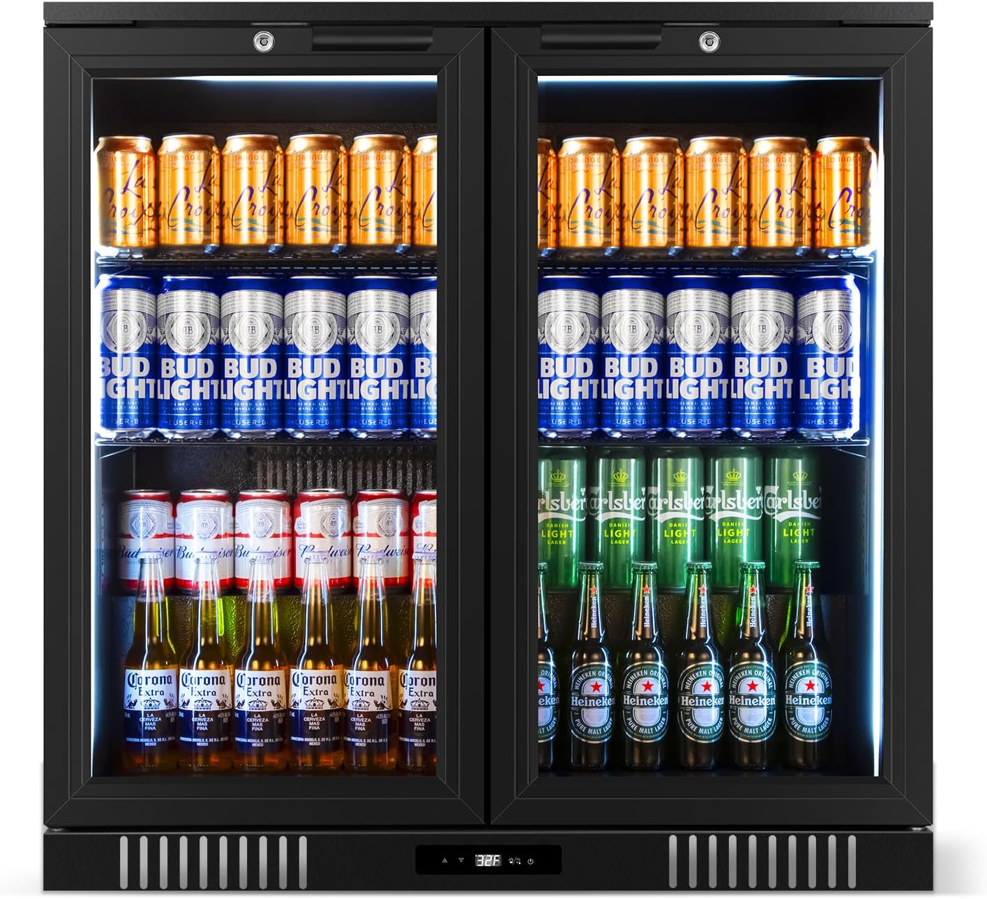 Back Bar Cooler Undercounter Beverage Refrigerator for Drinks