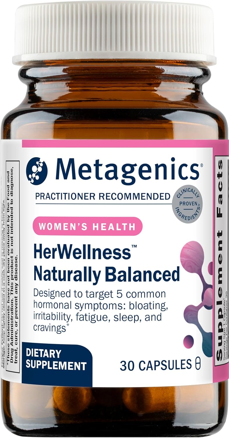 HerWellness Naturally Balanced - Women's Hormone Support Capsules