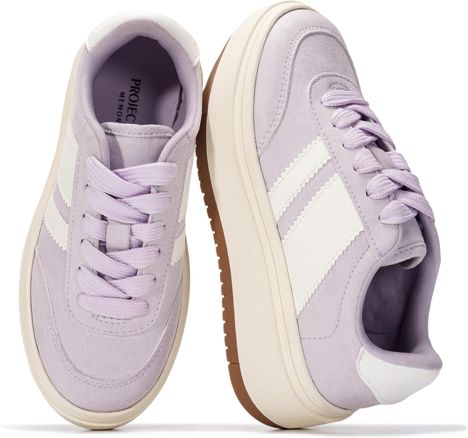 Project Cloud Platform Girls Sneakers - Lightweight Memory Foam Shoes