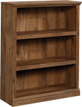 3 Tier Book Shelf Wooden Bookcase in Vintage Oak - Tidy, Stylish