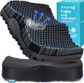 Gel Seat Cushion for Long Sitting & Hip Pain Relief - Cooling 7D Large