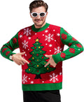 Arvilhill Men's Christmas Sweaters Holiday Funny Ugly Knitted