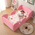 Toddler Floor Bed Frame with Removable Safety Rails - Cozy Low Bed