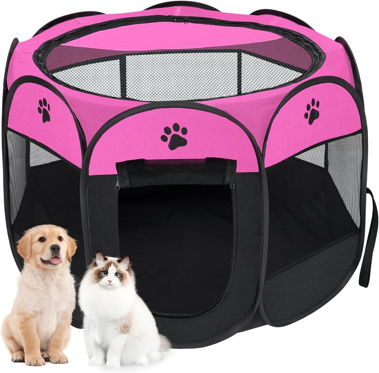 Durable Foldable Puppy Playpen for Indoor and Outdoor Use
