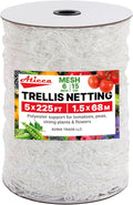 Trellis Netting 5 x 225 ft Heavy Duty Polyester Plant Support Netting